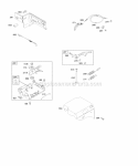 Controls Governor Spring Diagram and Parts List for 206455-0115-E1  Briggs and Stratton Engine